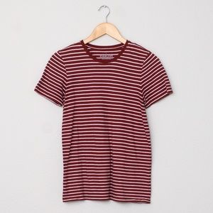 Everlane Striped Cotton Crew Neck T-shirt